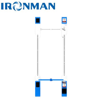 Ποιότητα  SUS201 Stainless Steel AB Interlocking Turnstile - 10MM Tempered Glass Heavy-Duty Access Control Εργοστάσιο